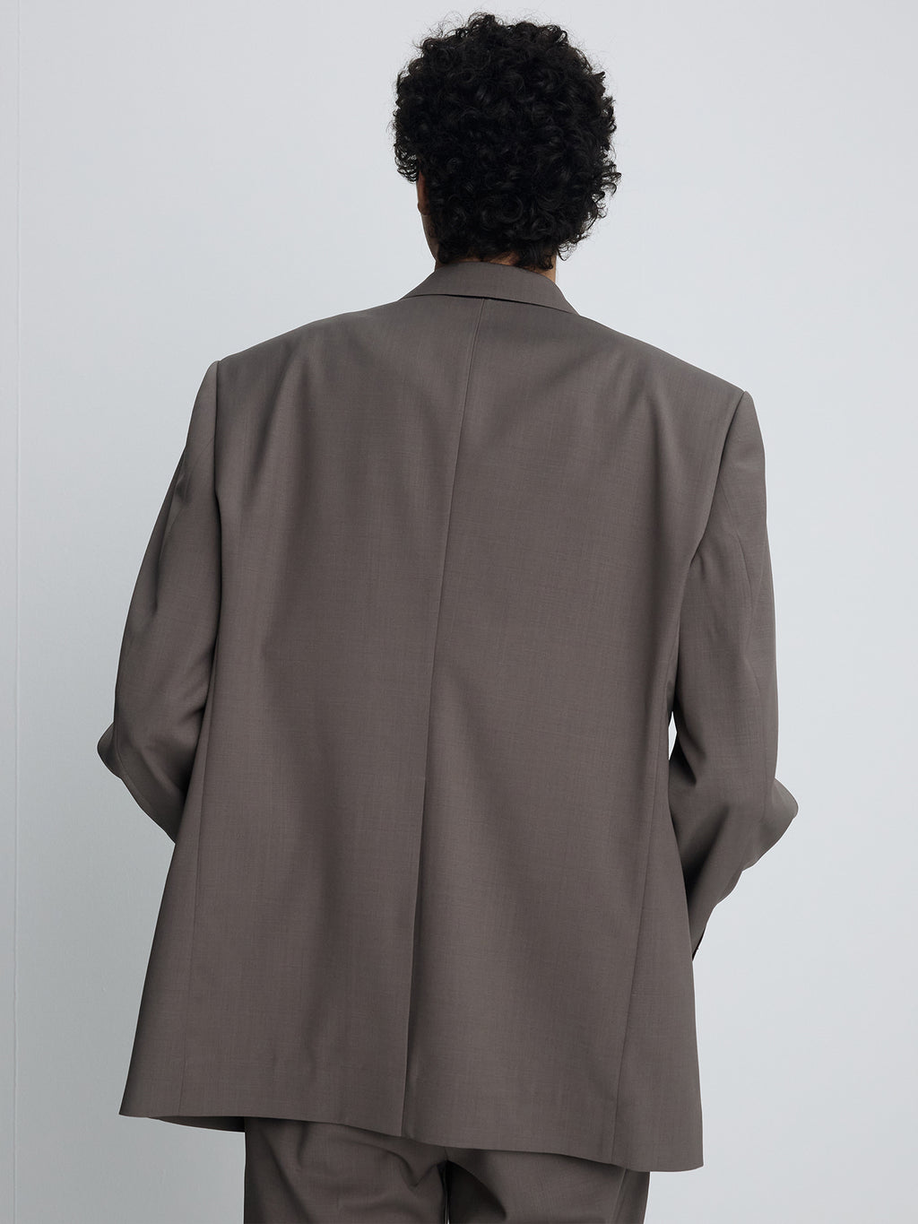 Tonywack - Tropical Wool Relaxed Blazer (Taupe) product image 5 | TRAB K-Fashion Australia
