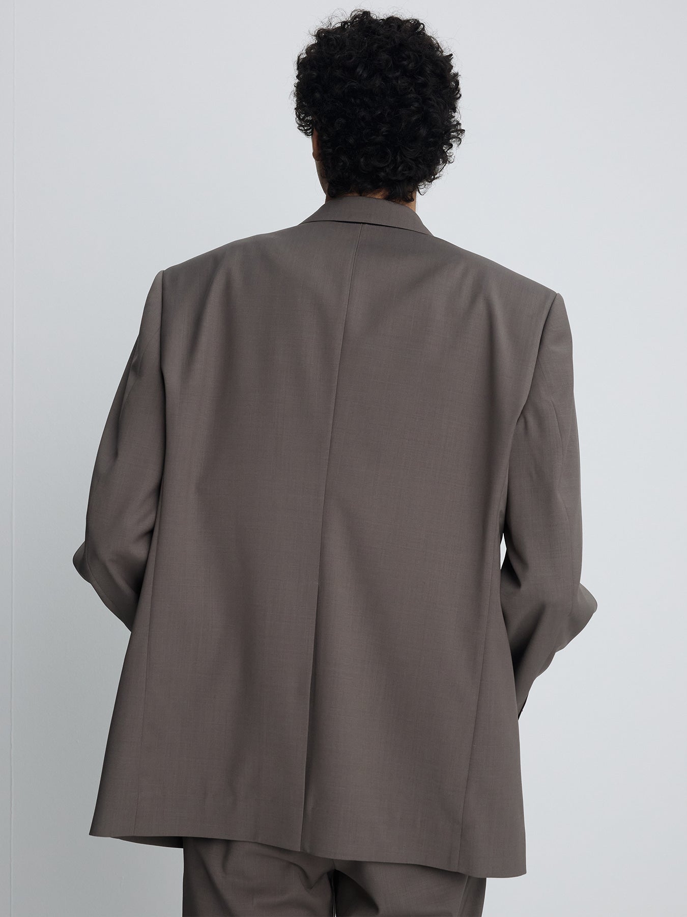 Tonywack - Tropical Wool Relaxed Blazer (Taupe) product image 5 | TRAB K-Fashion Australia