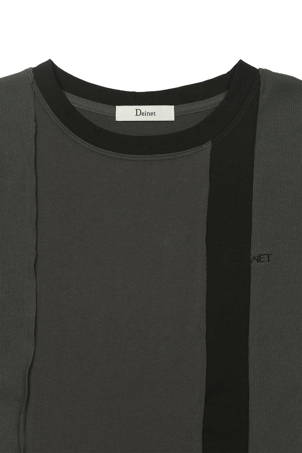 Deinet - Contrast T-Shirt (Charcoal) product image 3 | TRAB K-Fashion Australia