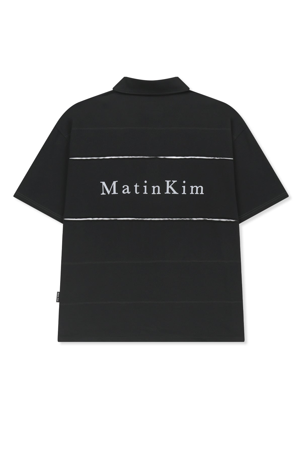 Matin Kim - Cut Out Block Collar Top (Black) product image 2 | TRAB K-Fashion Australia