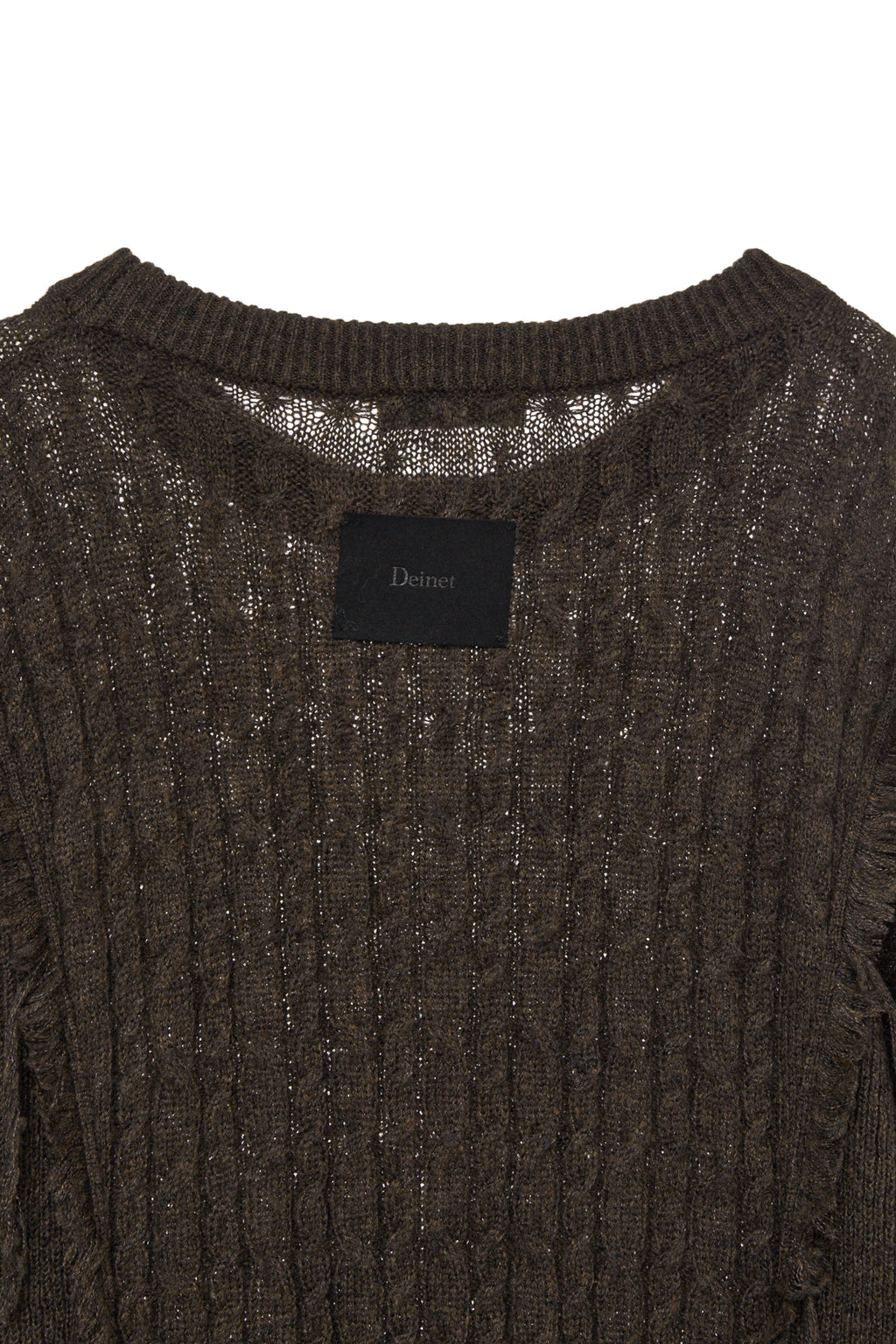 Deinet - Cabled Pullover Knit (Brown) product image 4 | TRAB K-Fashion Australia
