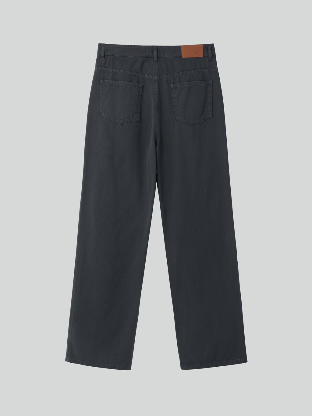 Recto - Loose Fit Washed Cotton Pants (Charcoal Grey) product image 5 | TRAB K-Fashion Australia