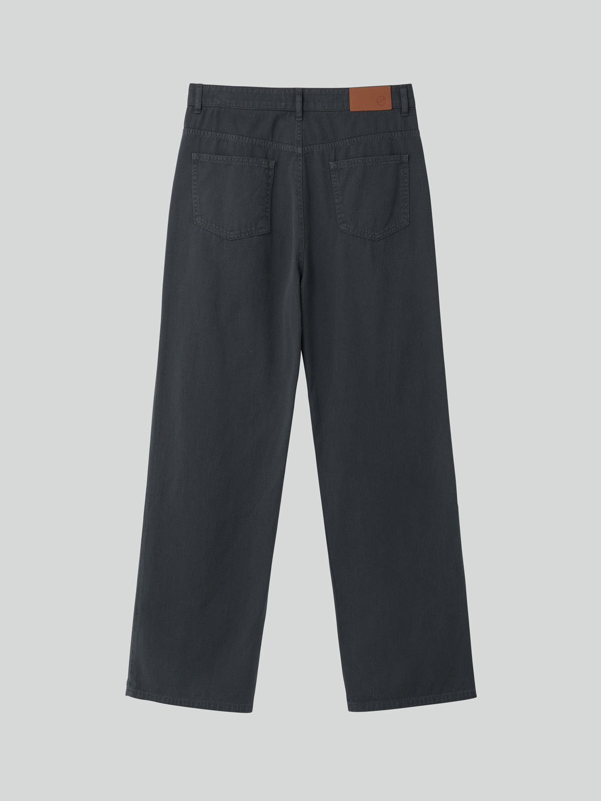 Recto - Loose Fit Washed Cotton Pants (Charcoal Grey) product image 5 | TRAB K-Fashion Australia