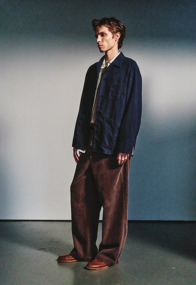 Art if acts - SILK NEP Work Jacket_Japanese Fabric (French Blue) product image 3 | TRAB K-Fashion Australia