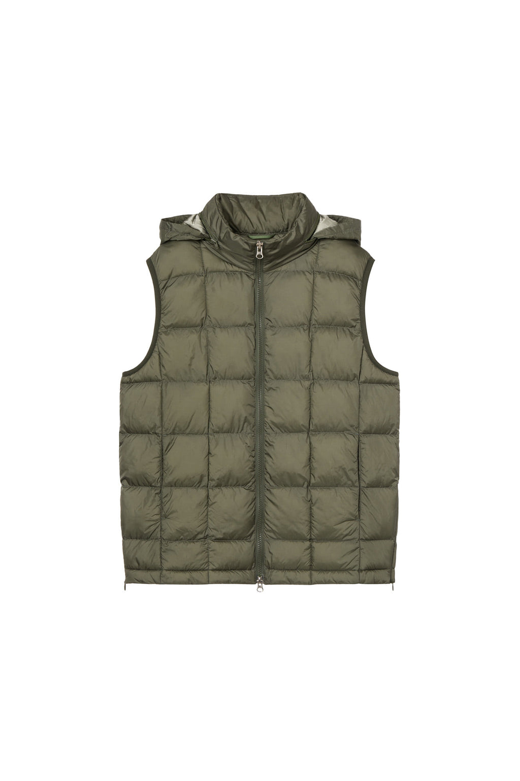 Deinet - Point Wellon Hood Vest (Khaki) product image 3 | TRAB K-Fashion Australia