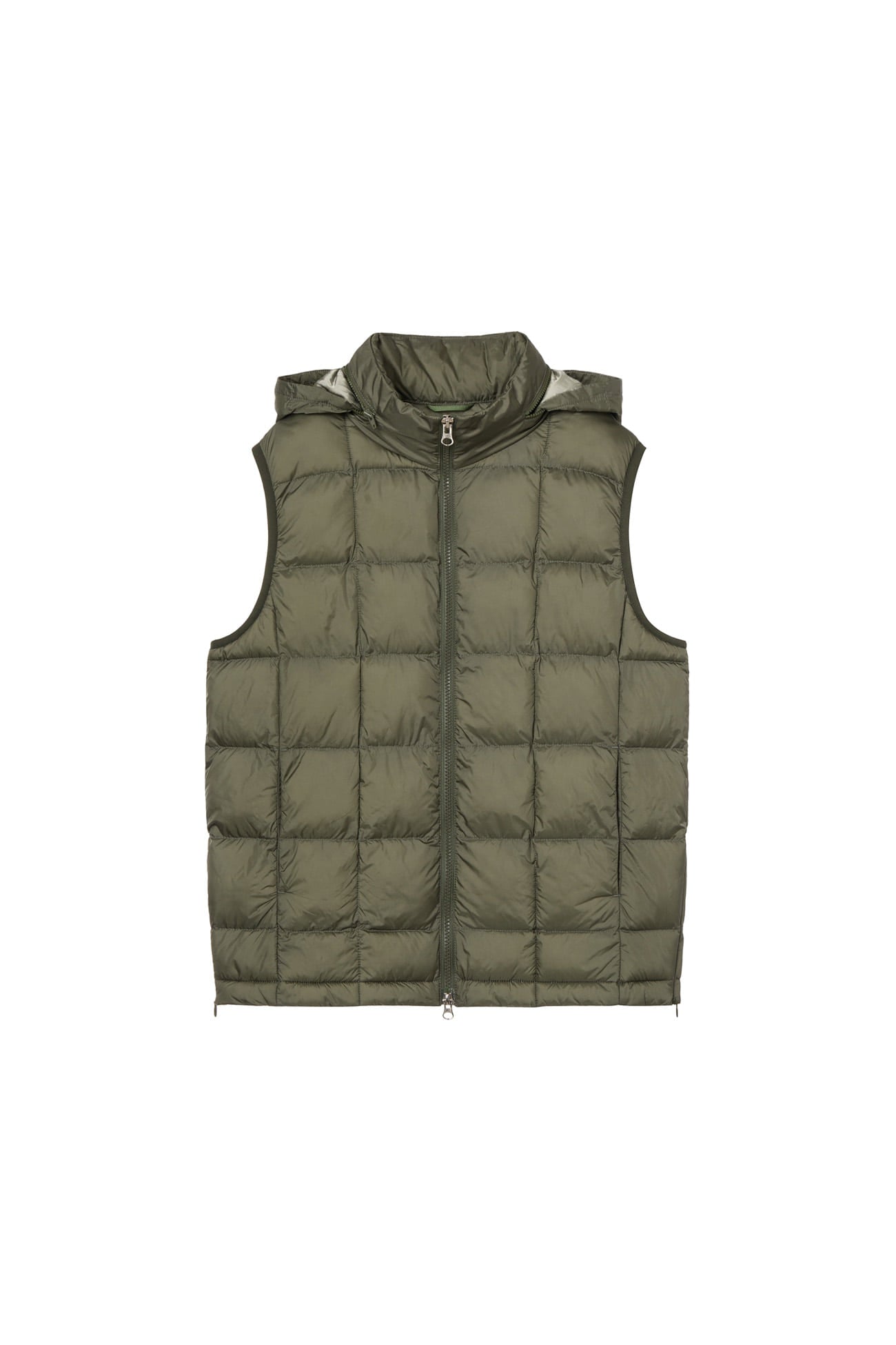 Deinet - Point Wellon Hood Vest (Khaki) product image 3 | TRAB K-Fashion Australia