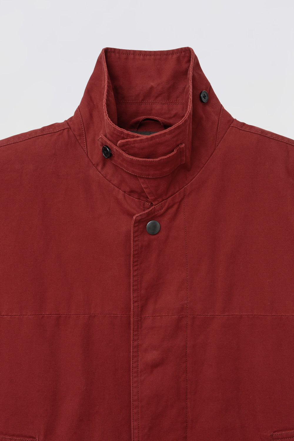 Hatchingroom - Canvas Work Parka (Dark Red) product image 4 | TRAB K-Fashion Australia