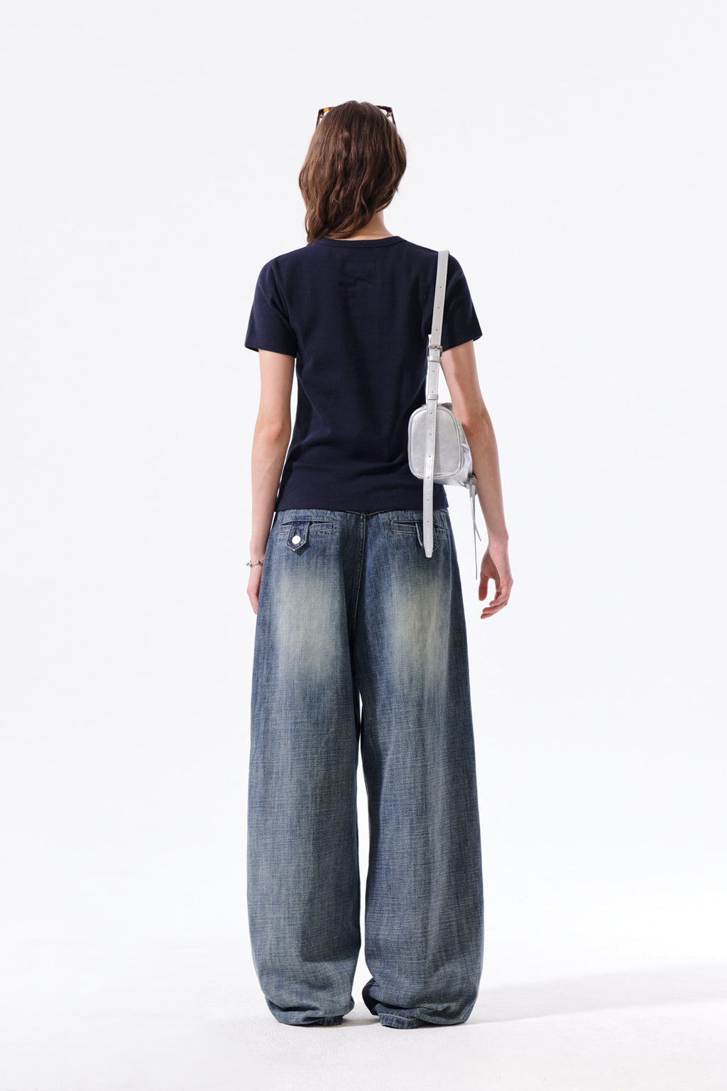 Matin Kim - Stud Point Denim Pants (Blue) product image 9 | TRAB K-Fashion Australia