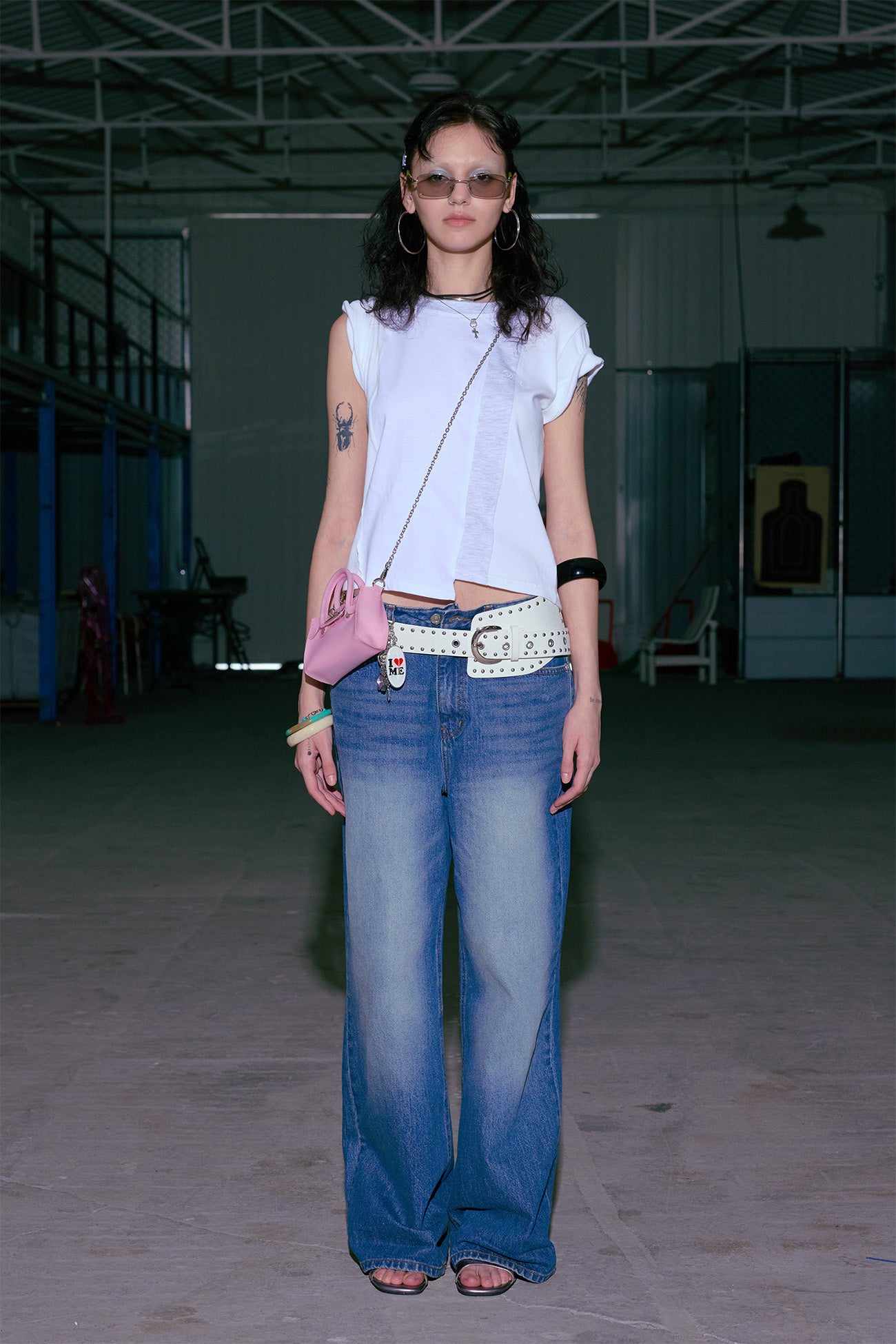 Deinet - Contrast T-Shirt (White) product image 1 | TRAB K-Fashion Australia