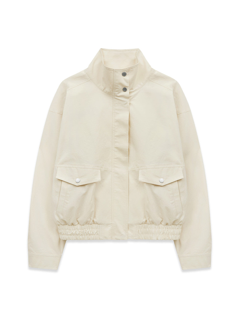 Margarin Fingers - Cotton Bomber Jacket (Cream) product image 2 | TRAB K-Fashion Australia