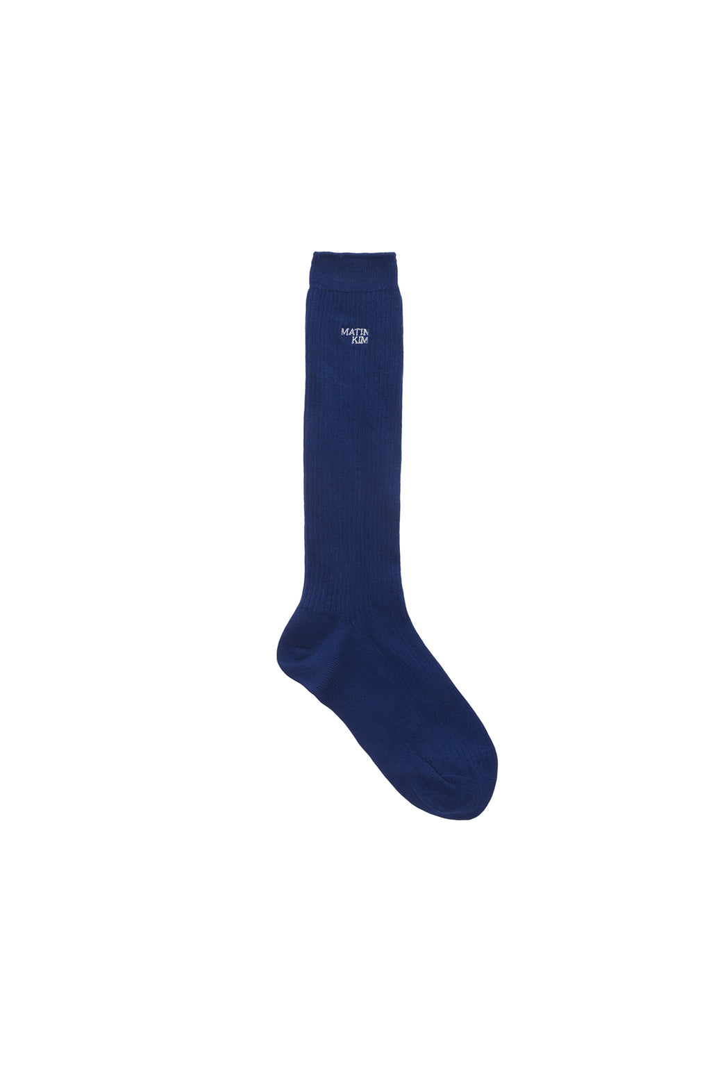 Matin Kim - Small Logo Silket Half Socks (Blue) product image 1 | TRAB K-Fashion Australia