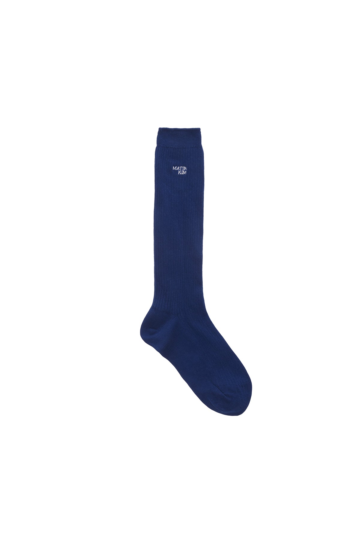 Matin Kim - Small Logo Silket Half Socks (Blue) product image 1 | TRAB K-Fashion Australia