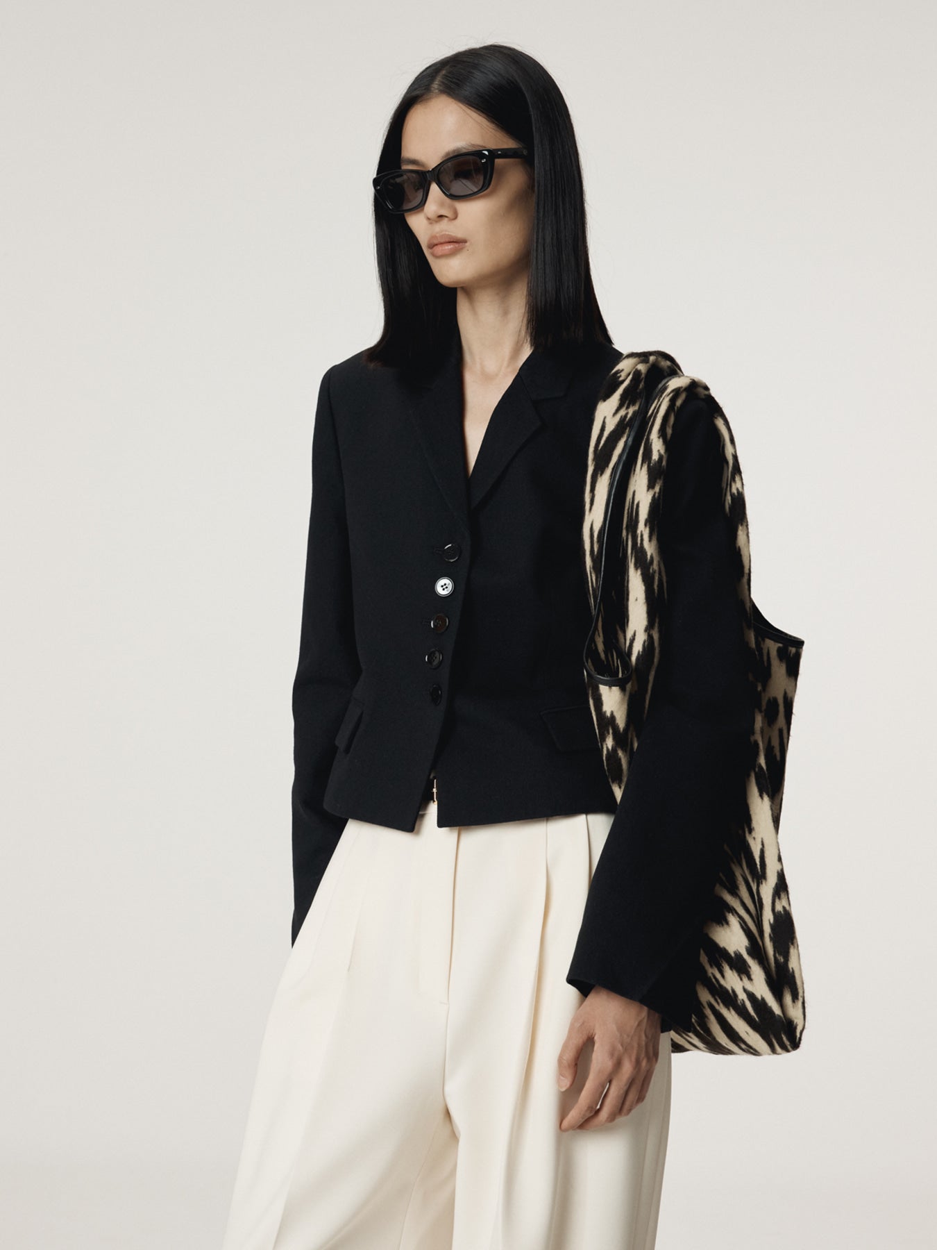 Recto - Button Detail Short Jacket (Black) product image 8 | TRAB K-Fashion Australia