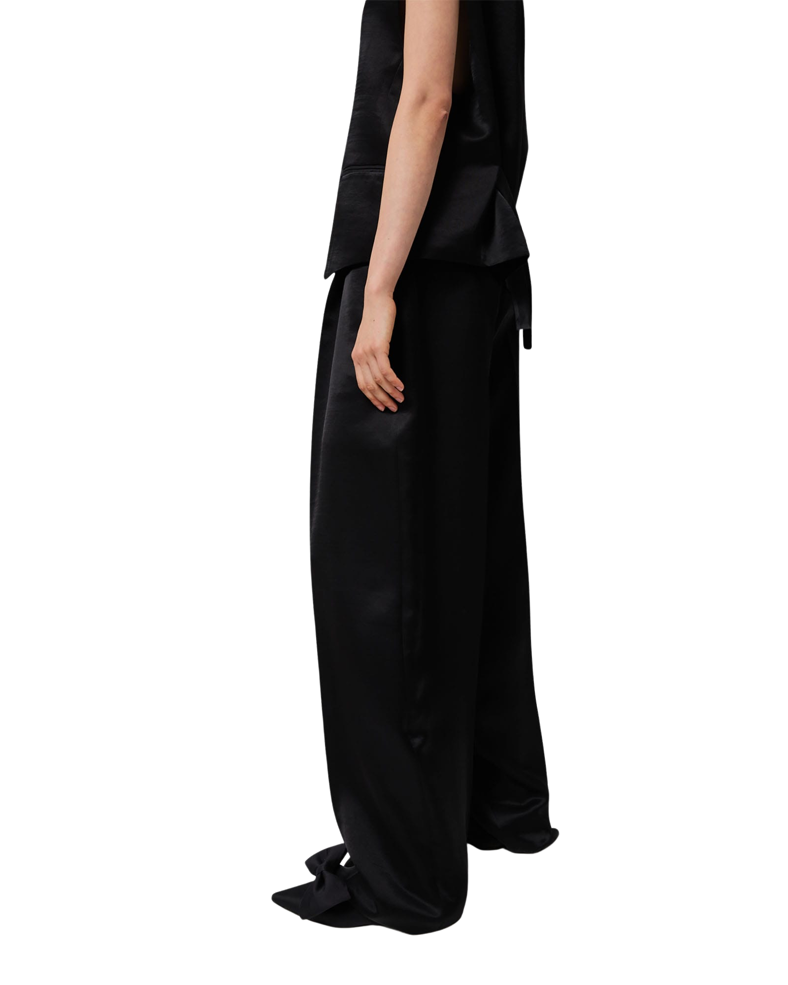 Kimhe Kim - Belted Wide Pants (Black) product image 20 | TRAB K-Fashion Australia