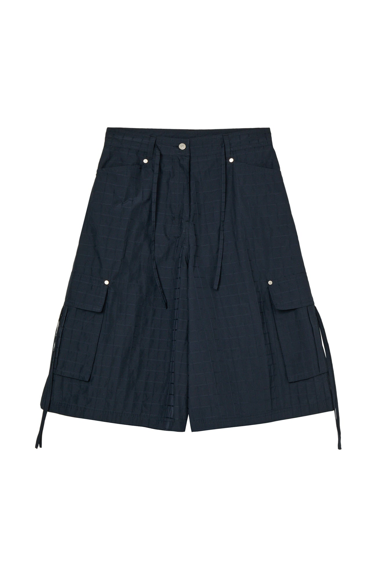 Deinet - Multi Square Bermuda Pants (Navy) product image 1 | TRAB K-Fashion Australia