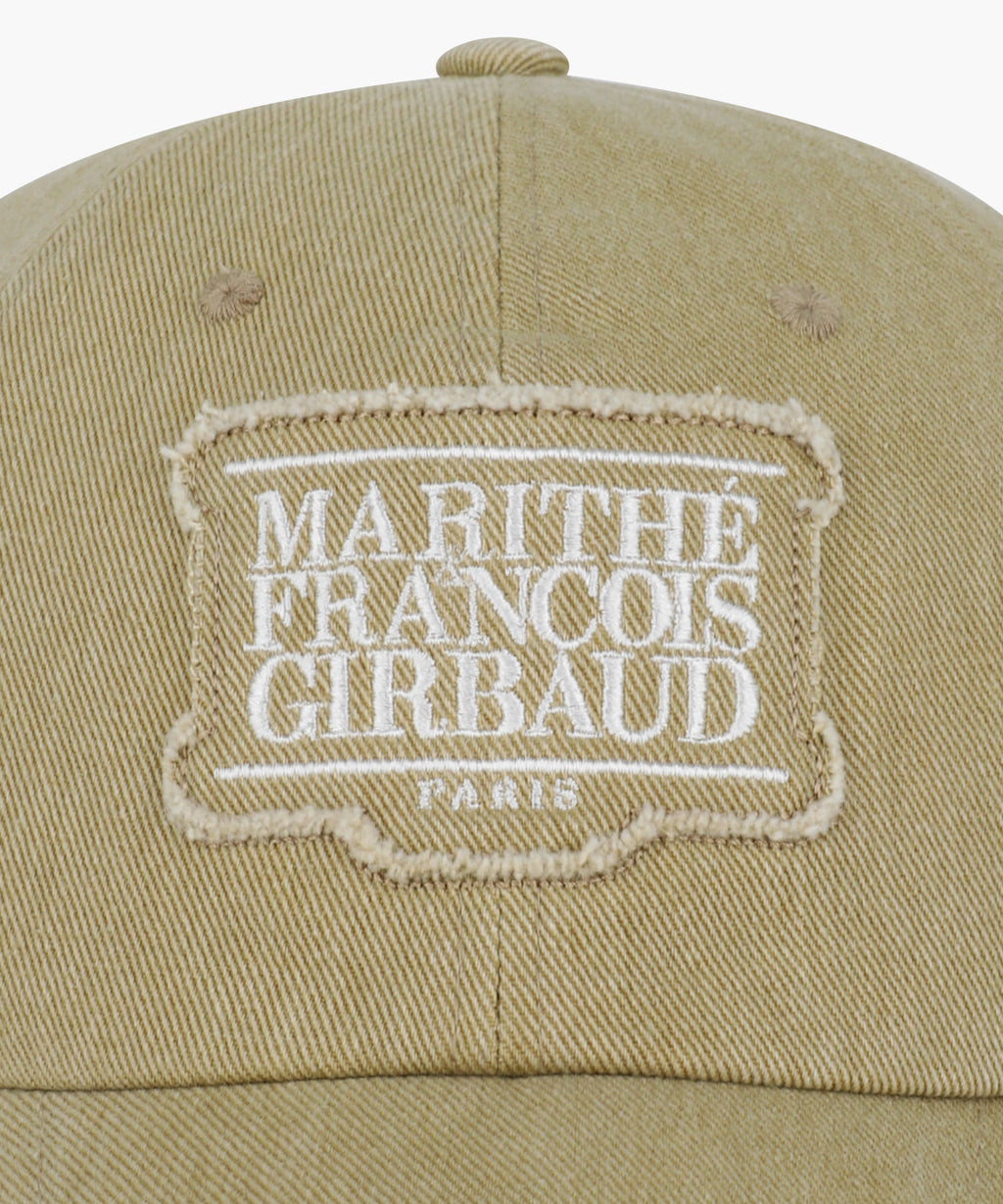 Marithe & Francois Girbaud - Applique Washed Small Classic Logo Cap (Camel) product image 3 | TRAB K-Fashion Australia