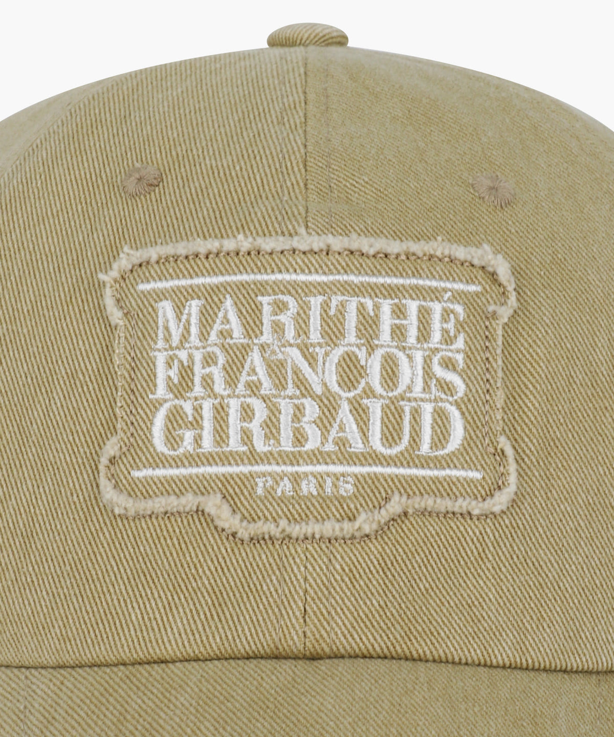 Marithe & Francois Girbaud - Applique Washed Small Classic Logo Cap (Camel) product image 3 | TRAB K-Fashion Australia