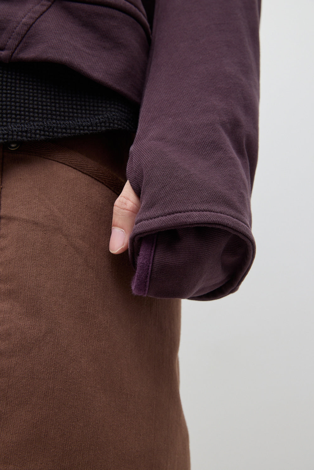 Hatchingroom - Twist Hoodie (Dark Purple) product image 10 | TRAB K-Fashion Australia