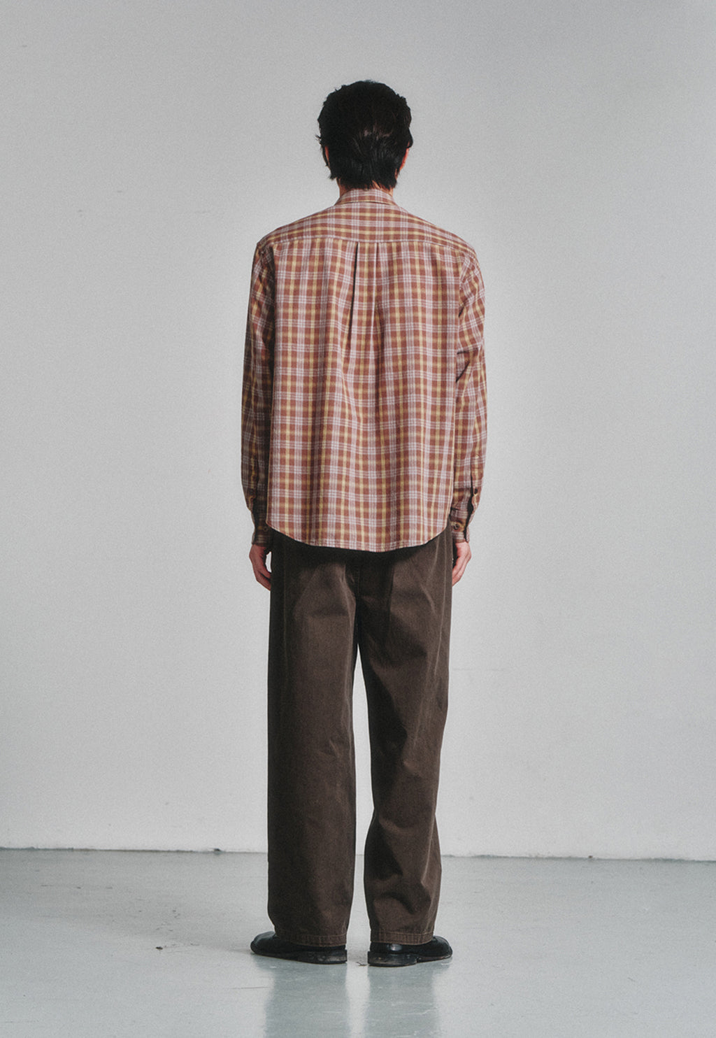 Art if acts - French Check Shirt (Brown/Blue) product image 4 | TRAB K-Fashion Australia