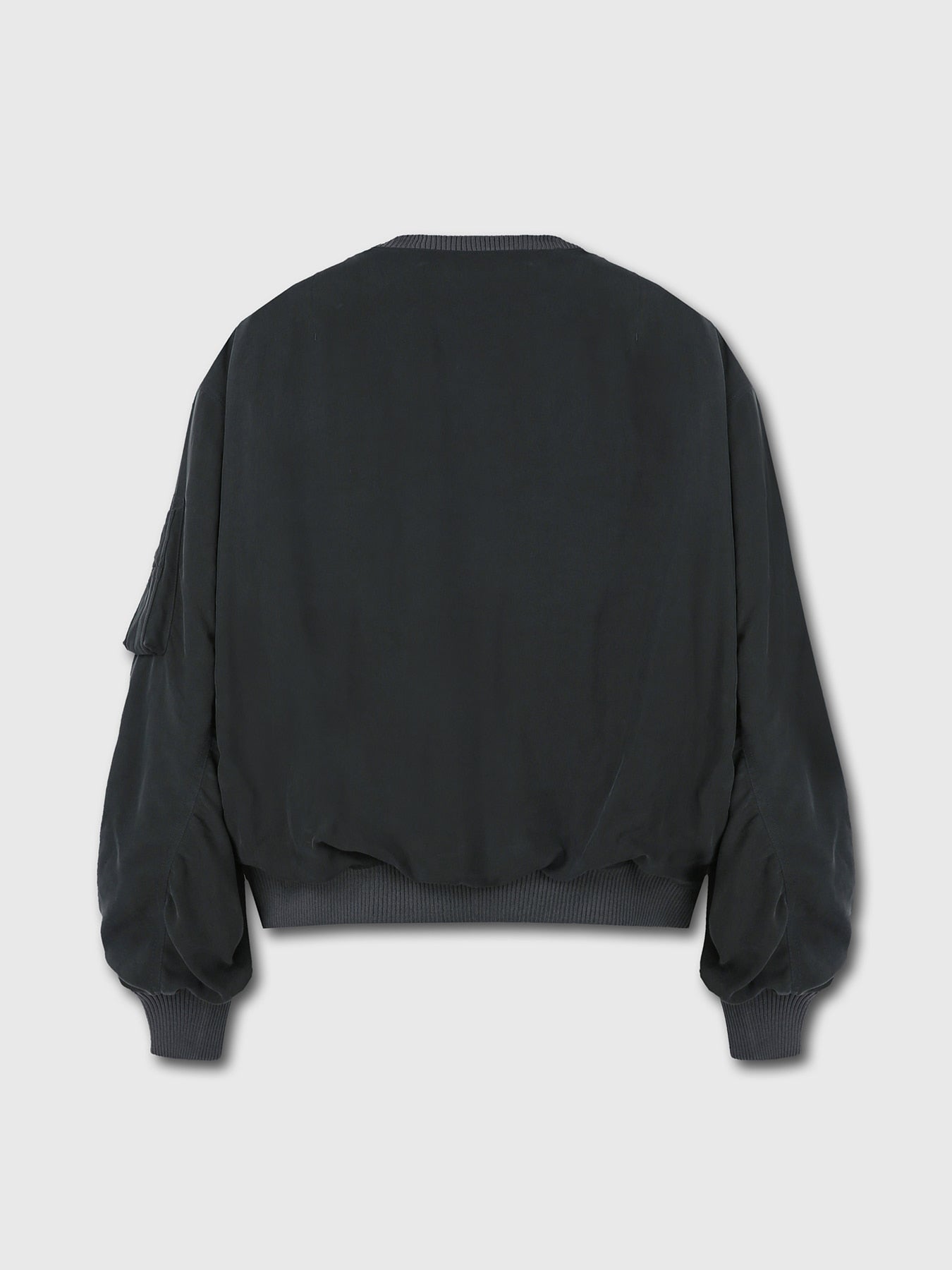 Tonywack - Rayon Twill Bomber Jacket (Carbon) product image 7 | TRAB K-Fashion Australia
