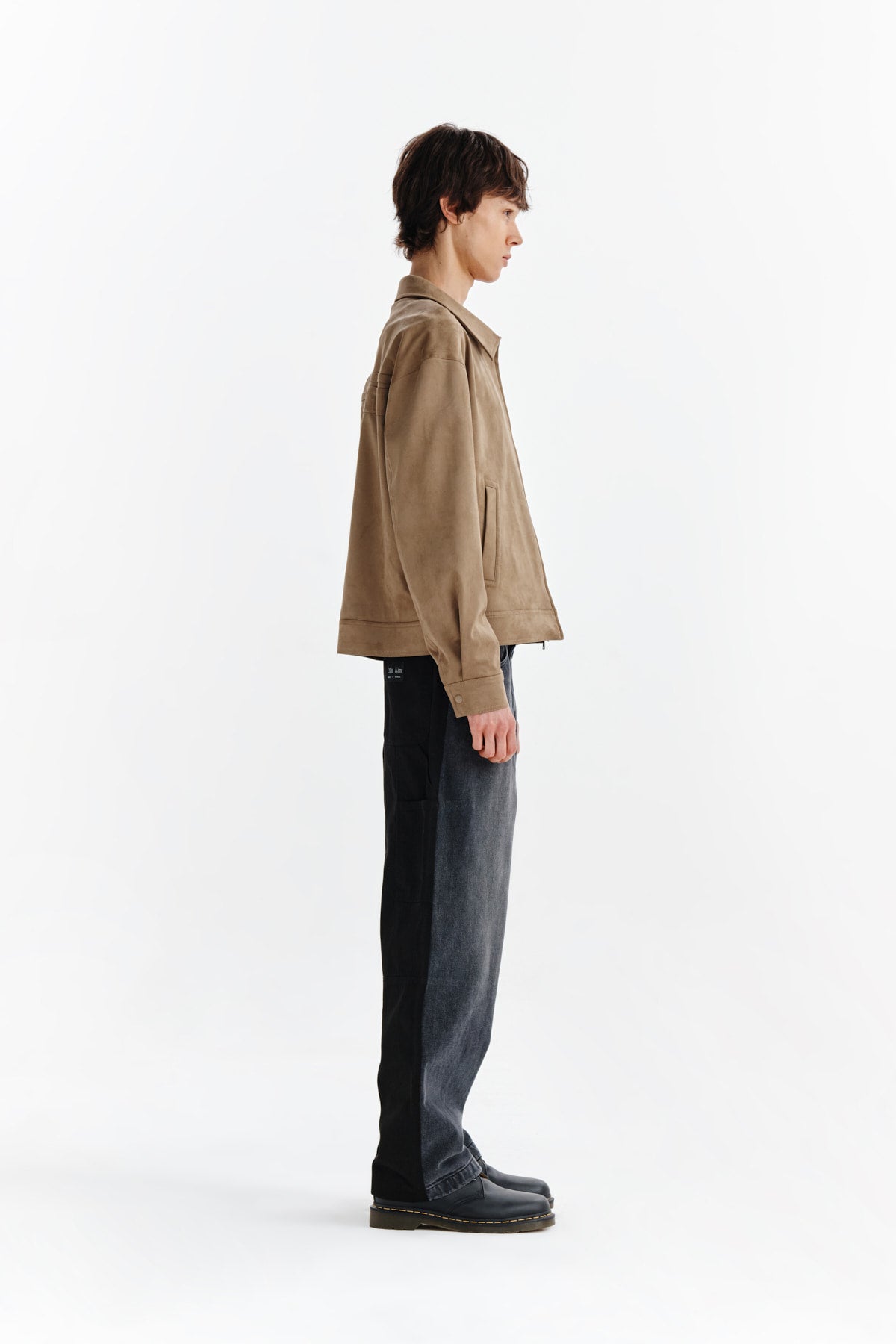 Matin Kim - Double Side Carpenter Denim Pants (Black) product image 11 | TRAB K-Fashion Australia