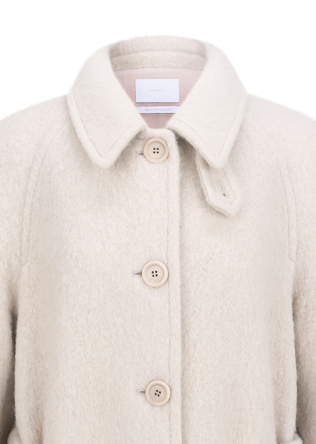 Amomento - alpaca raglan coat (Ivory) product image 10 | TRAB K-Fashion Australia