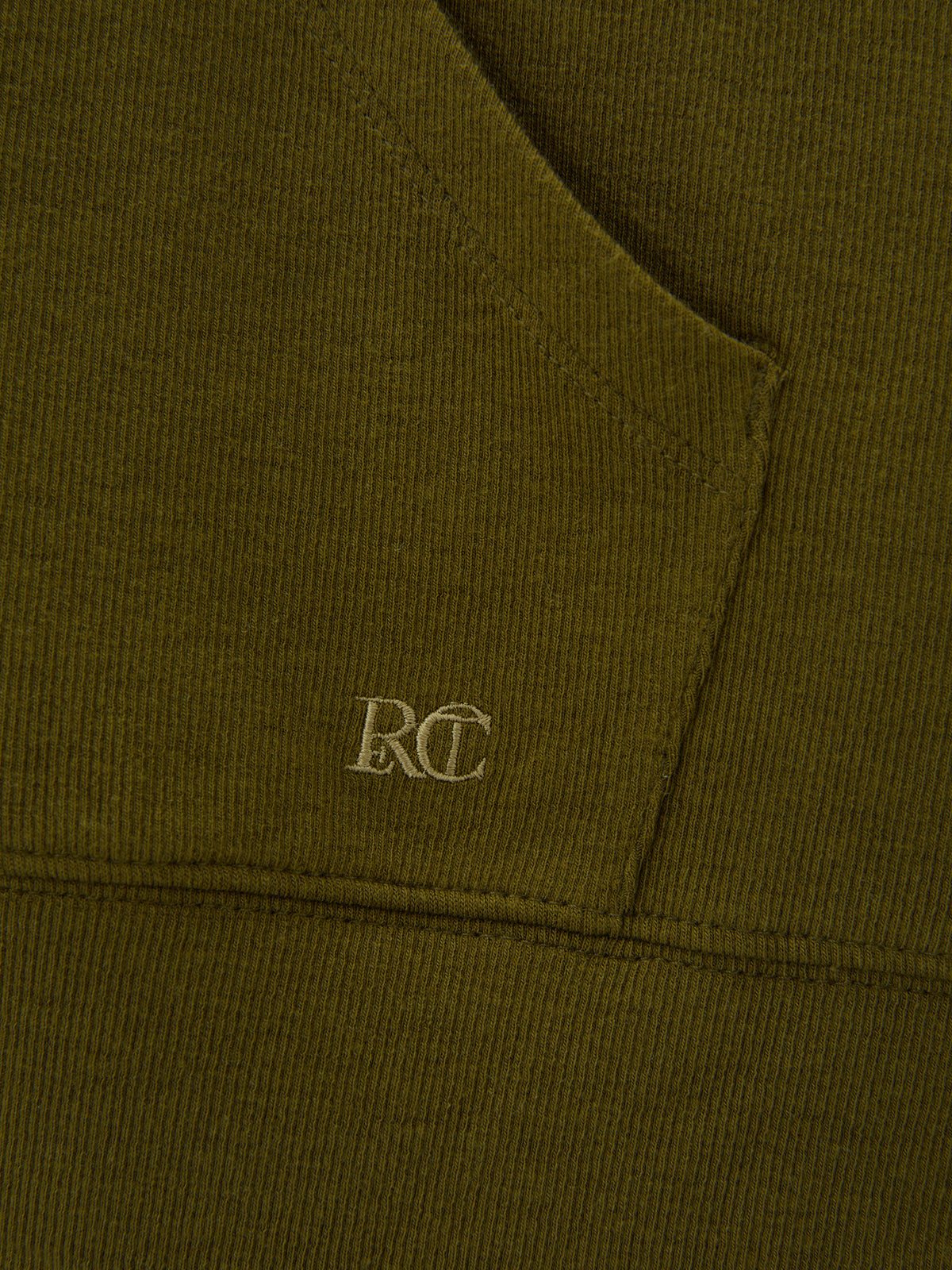 Recto - Wool Tencel Zip Hoodie (Olive) product image 4 | TRAB K-Fashion Australia