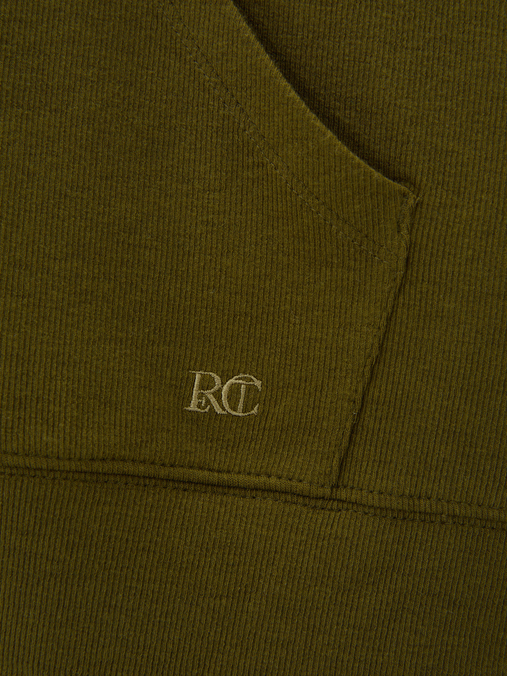 Recto - Wool Tencel Zip Hoodie (Olive) product image 4 | TRAB K-Fashion Australia