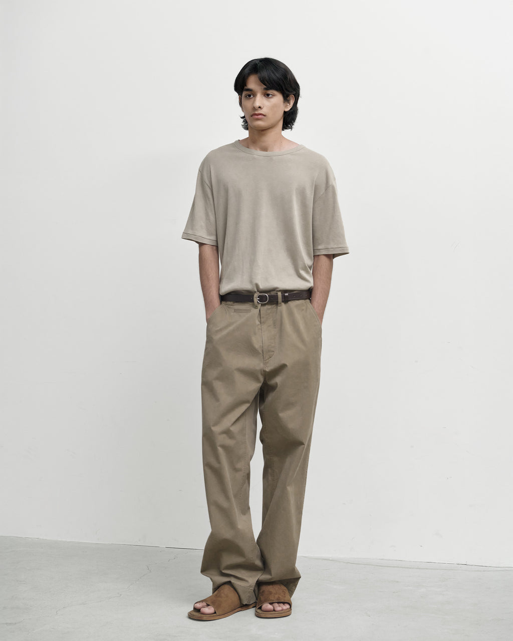 Brownyard - Cashmere Half Sleeve (Beige) product image 1 | TRAB K-Fashion Australia