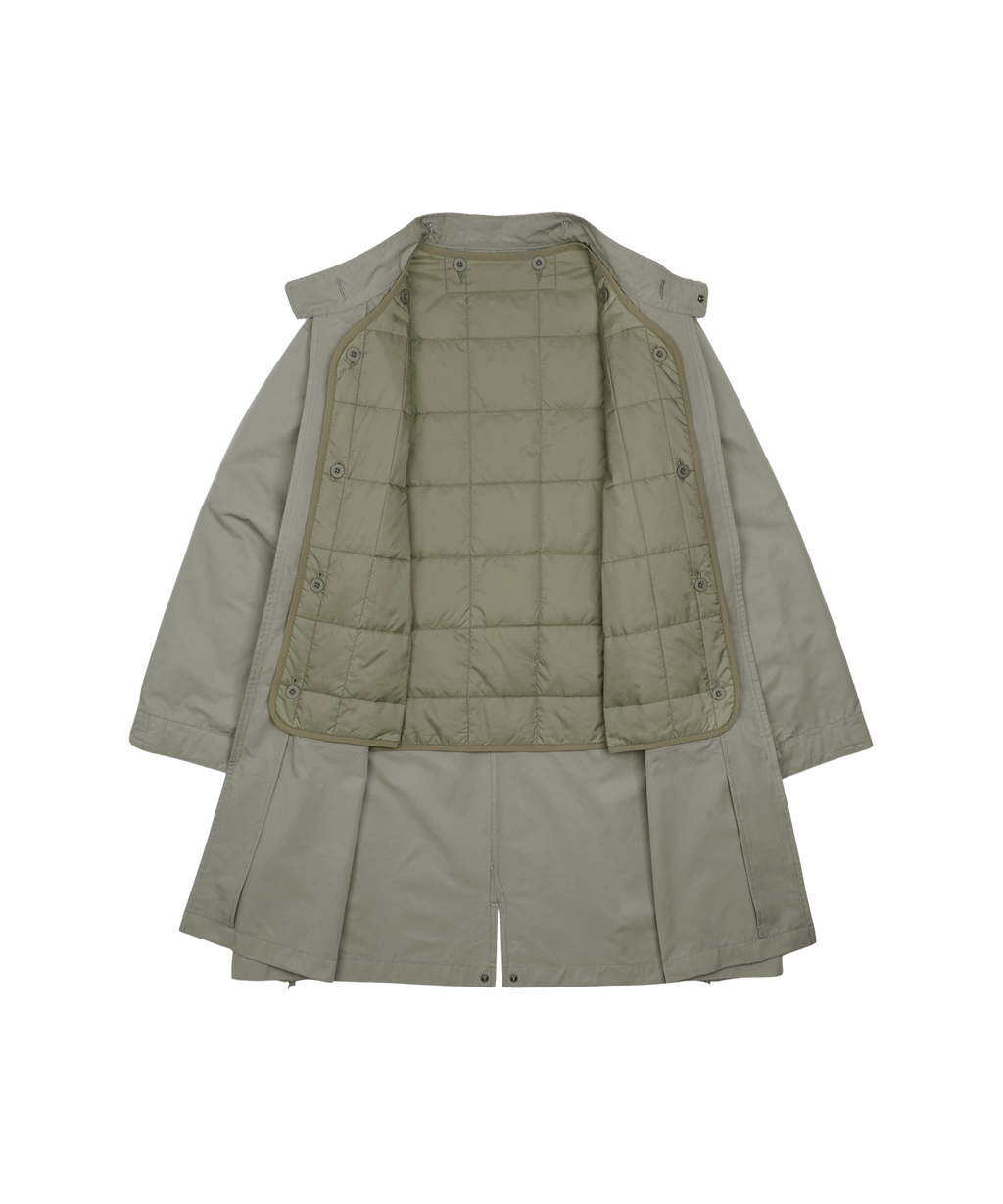 Zipper Field Parka (Grey Beige)