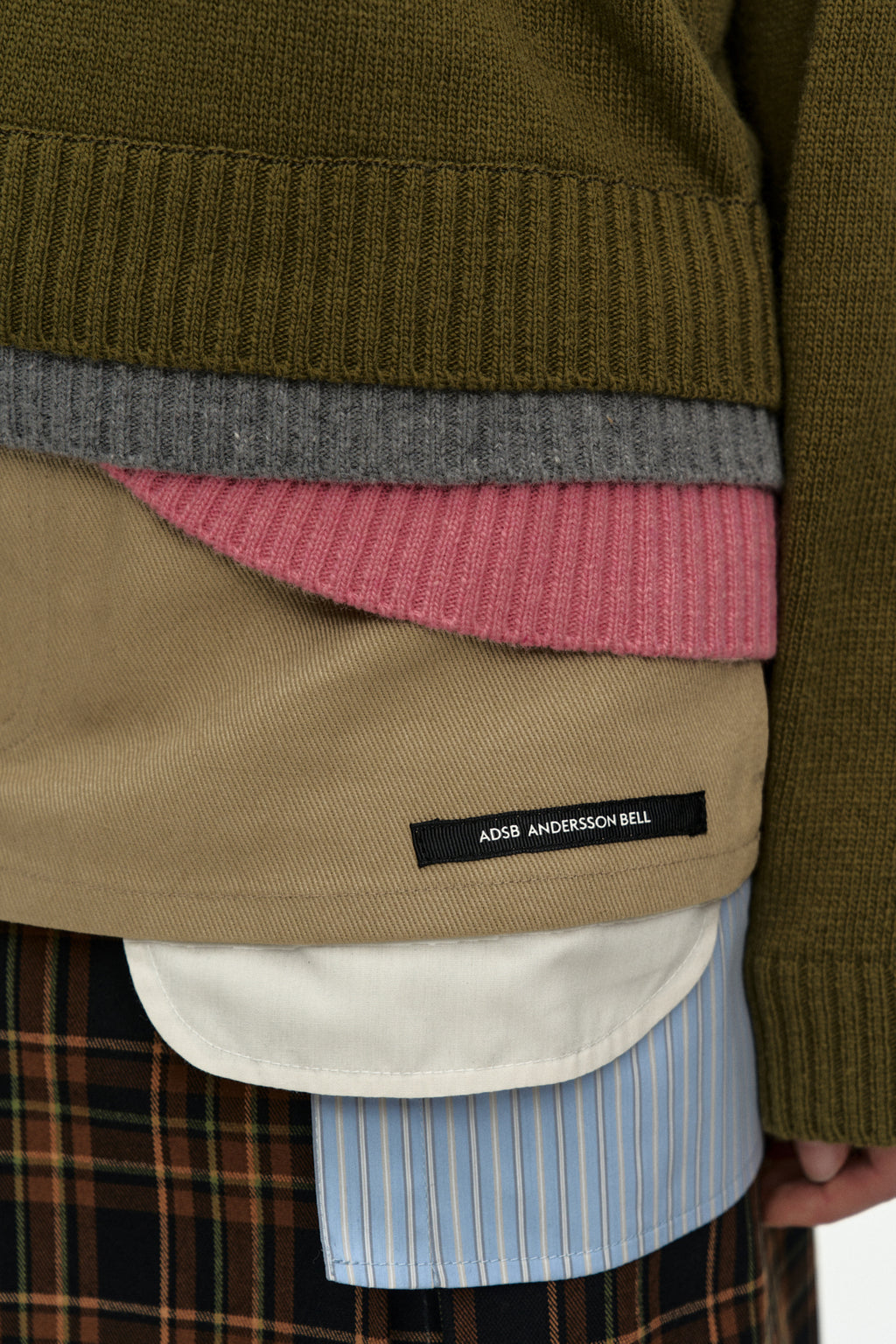 Andersson Bell - Double Layered Pleats Skirt (Brown) product image 7 | TRAB K-Fashion Australia