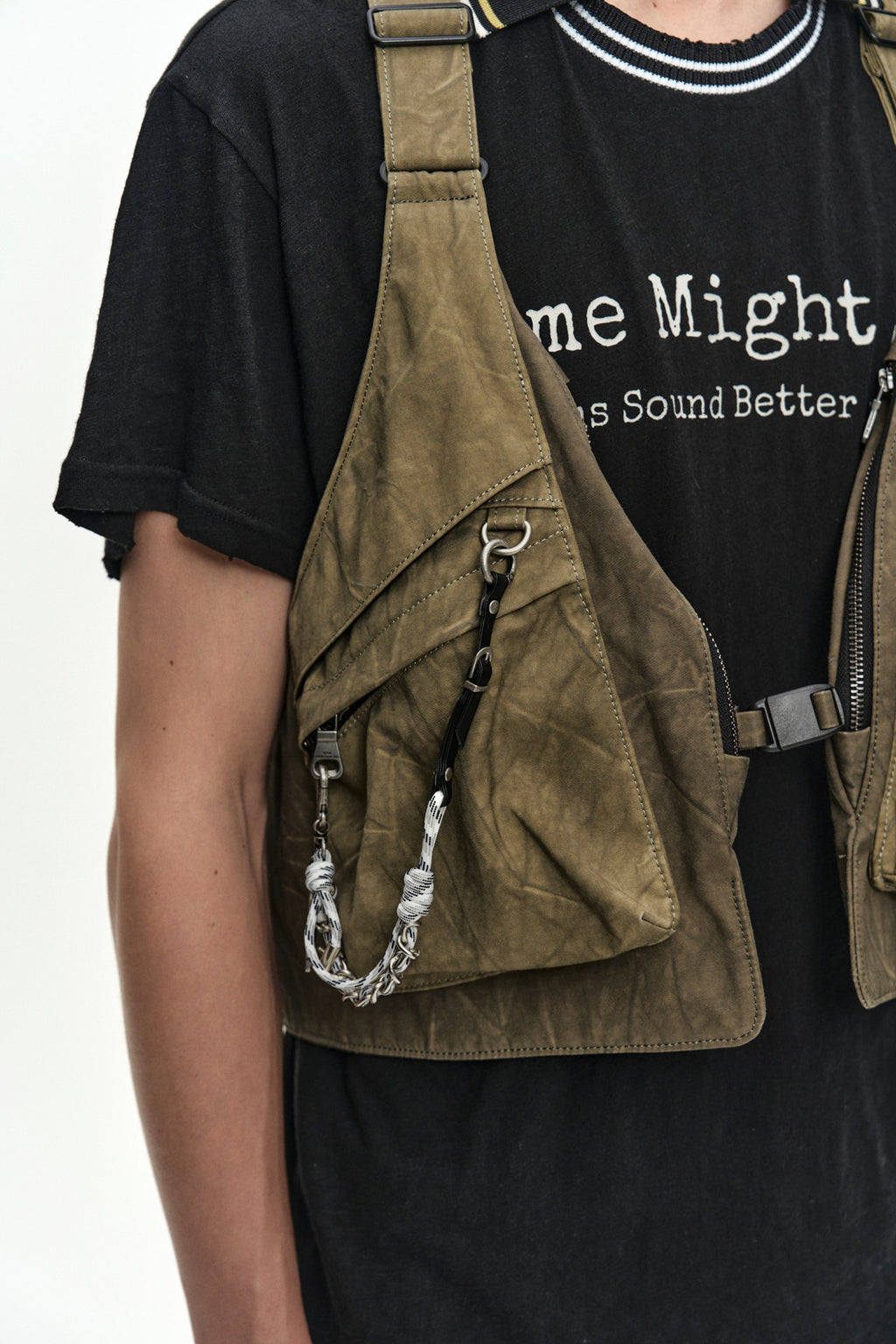 Andersson Bell - Tie-Dyed Vest Backpack (Moss Khaki) product image 6 | TRAB K-Fashion Australia