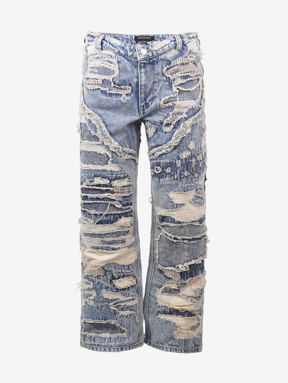 Juntae Kim - Distressed Denim Trousers (OC2) product image 1 | TRAB K-Fashion Australia