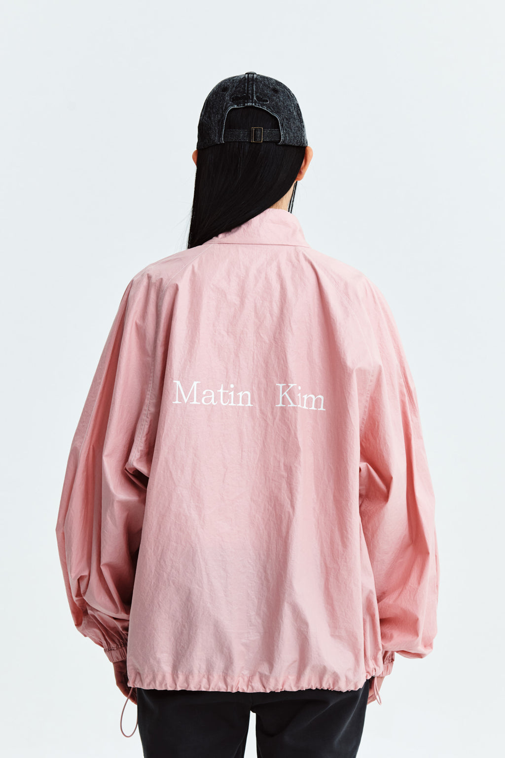Matin Kim - Matin Kim Logo Coating Jumper (Pink) product image 11 | TRAB K-Fashion Australia