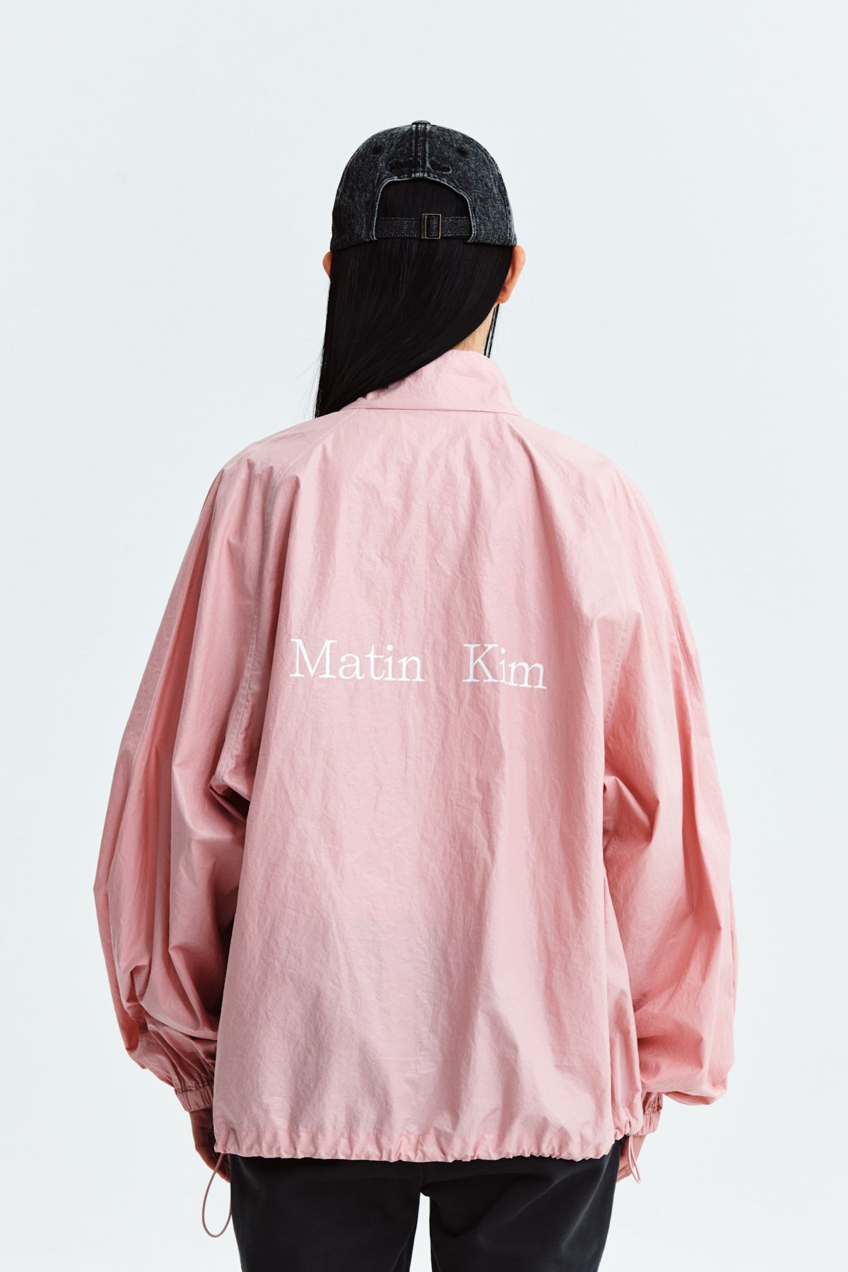Matin Kim - Matin Kim Logo Coating Jumper (Pink) product image 11 | TRAB K-Fashion Australia