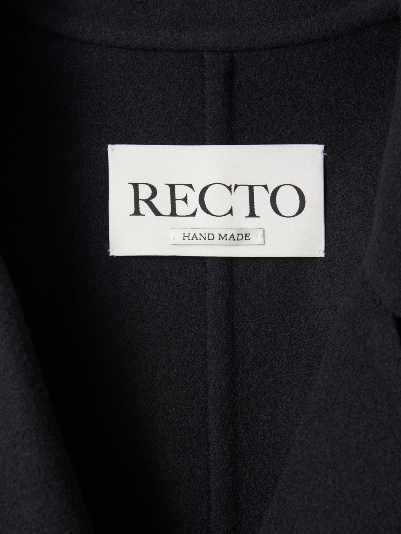 Recto - Classic Belted Handmade Coat (Black) product image 11 | TRAB K-Fashion Australia