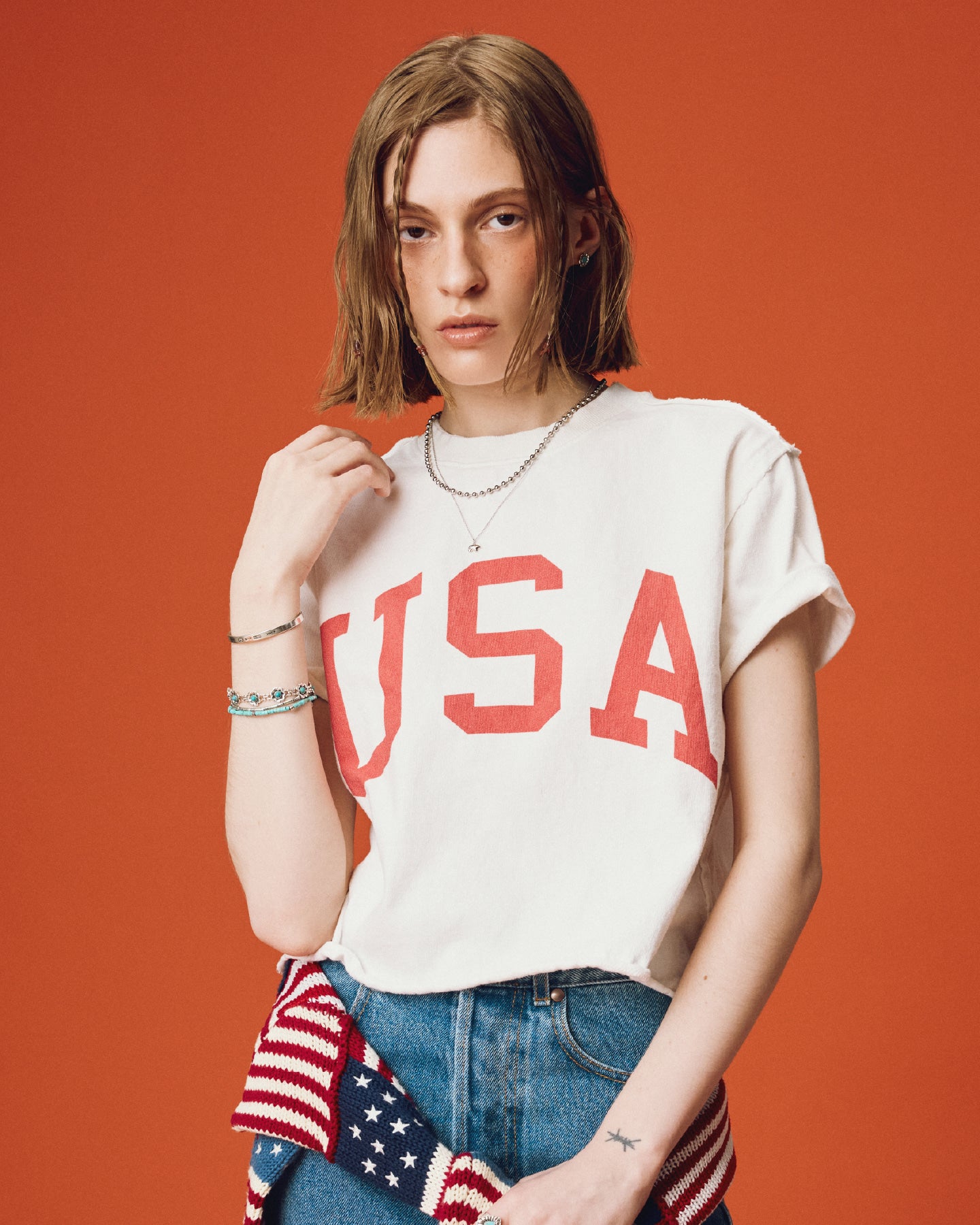 Numbering - Ball Chain Necklace with Carabiner Clasp #5775 product image 4 | TRAB K-Fashion Australia