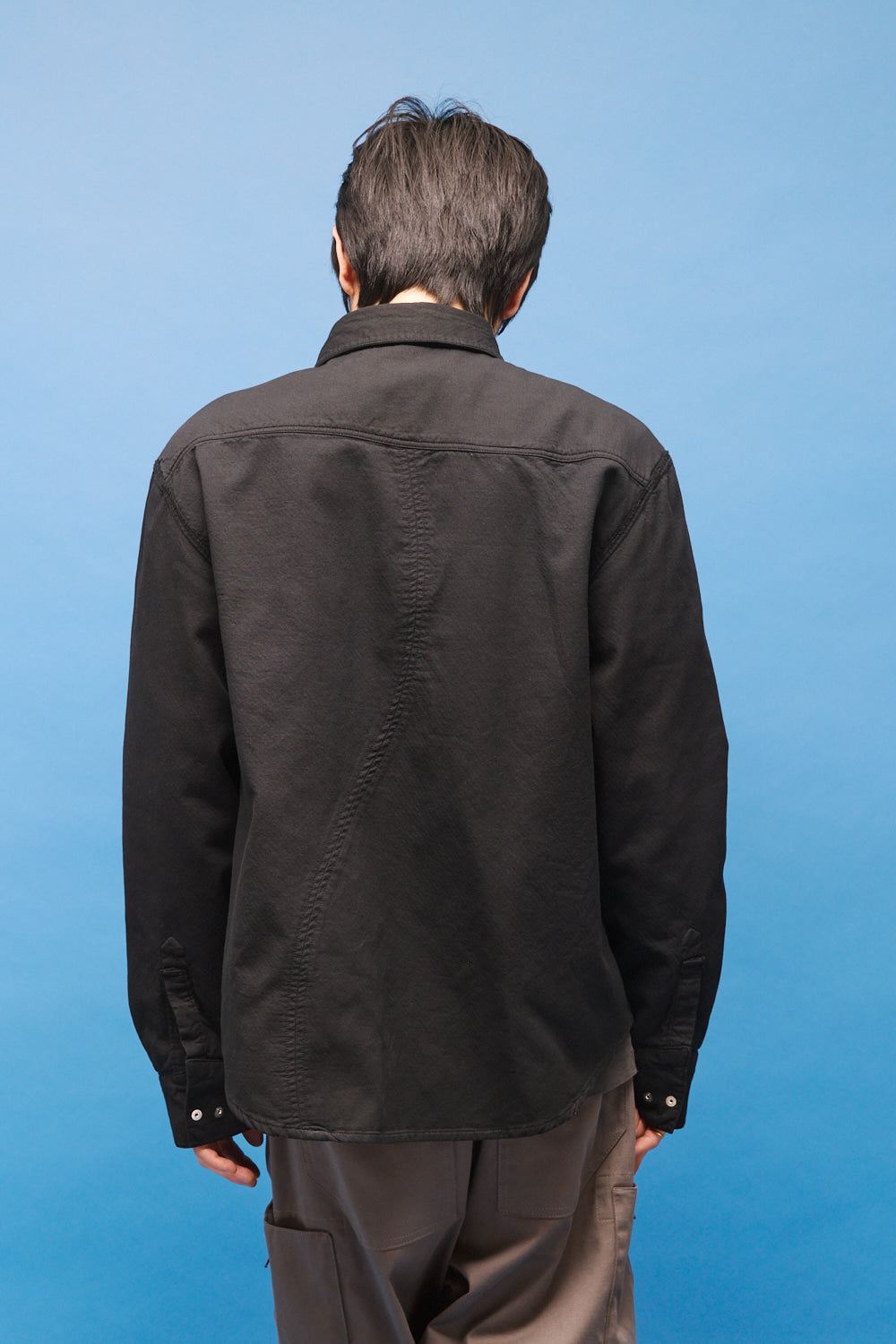 Hatchingroom - Reverse Western Shirt Gauze (Over Dyed Black) product image 17 | TRAB K-Fashion Australia