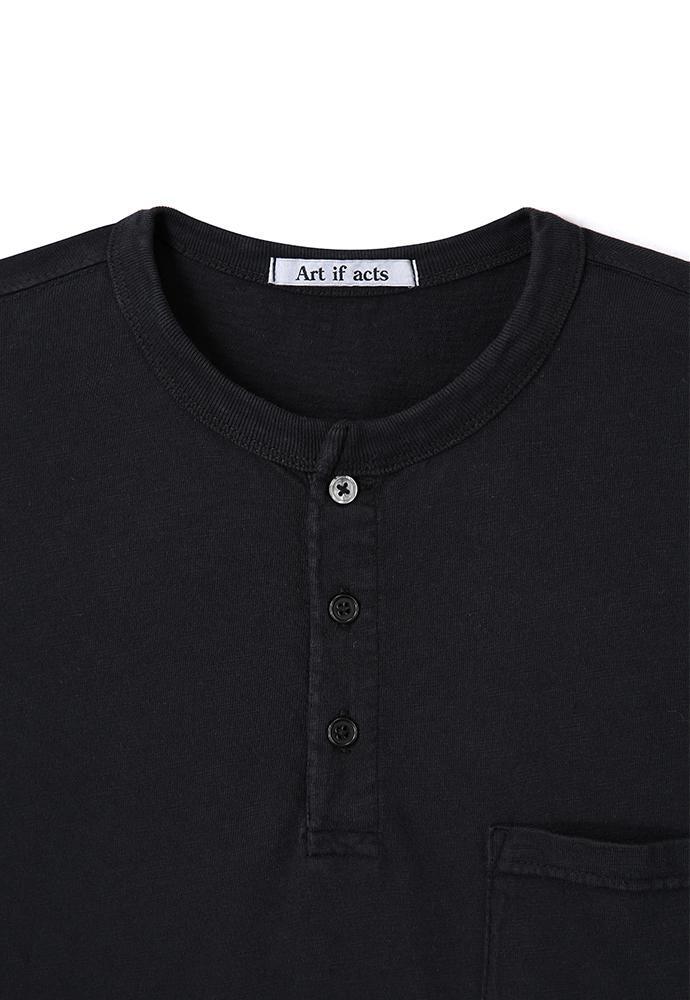 Art if acts - Henley S/S Tee (Faded Black) product image 7 | TRAB K-Fashion Australia