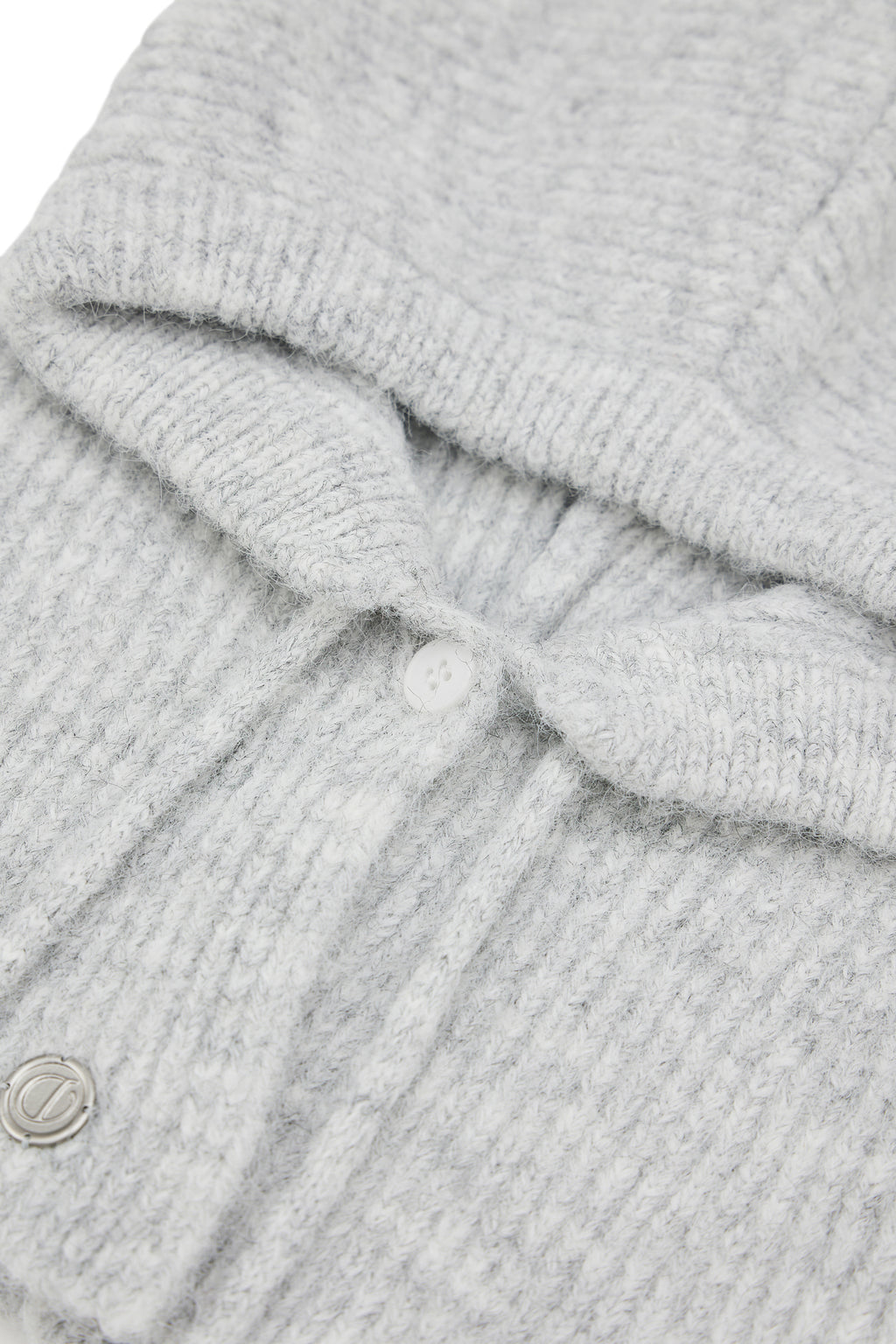 Deinet - Hairy Wool Balaclava (Melange Grey) product image 5 | TRAB K-Fashion Australia