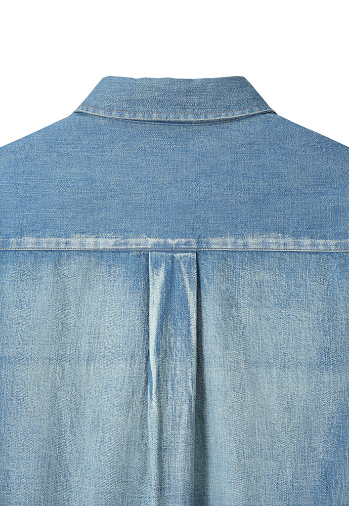Art if acts - Vintage Denim Shirt (Light Blue) product image 10 | TRAB K-Fashion Australia