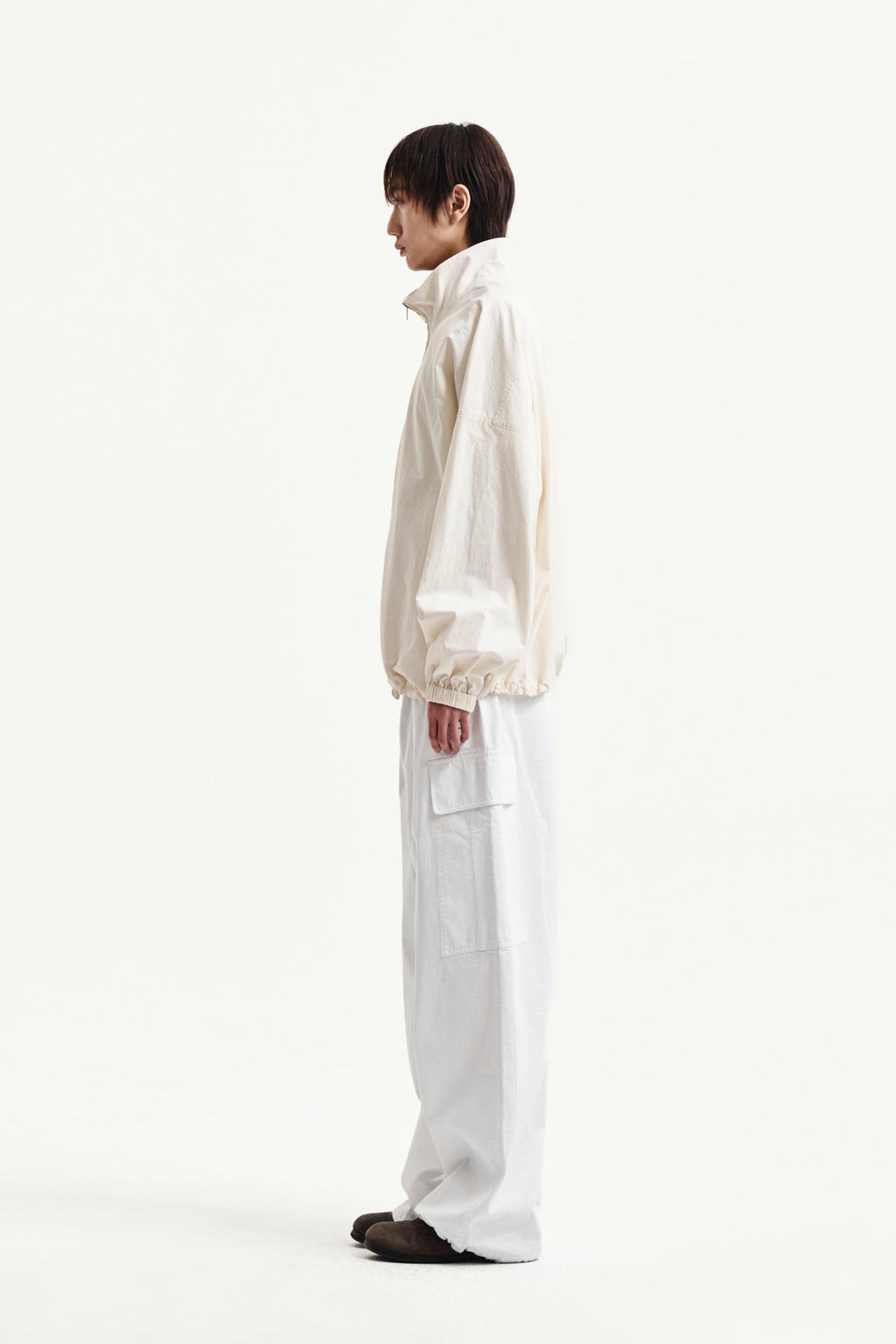 Matin Kim - Back Logo High Neck Jumper (Cream) product image 13 | TRAB K-Fashion Australia
