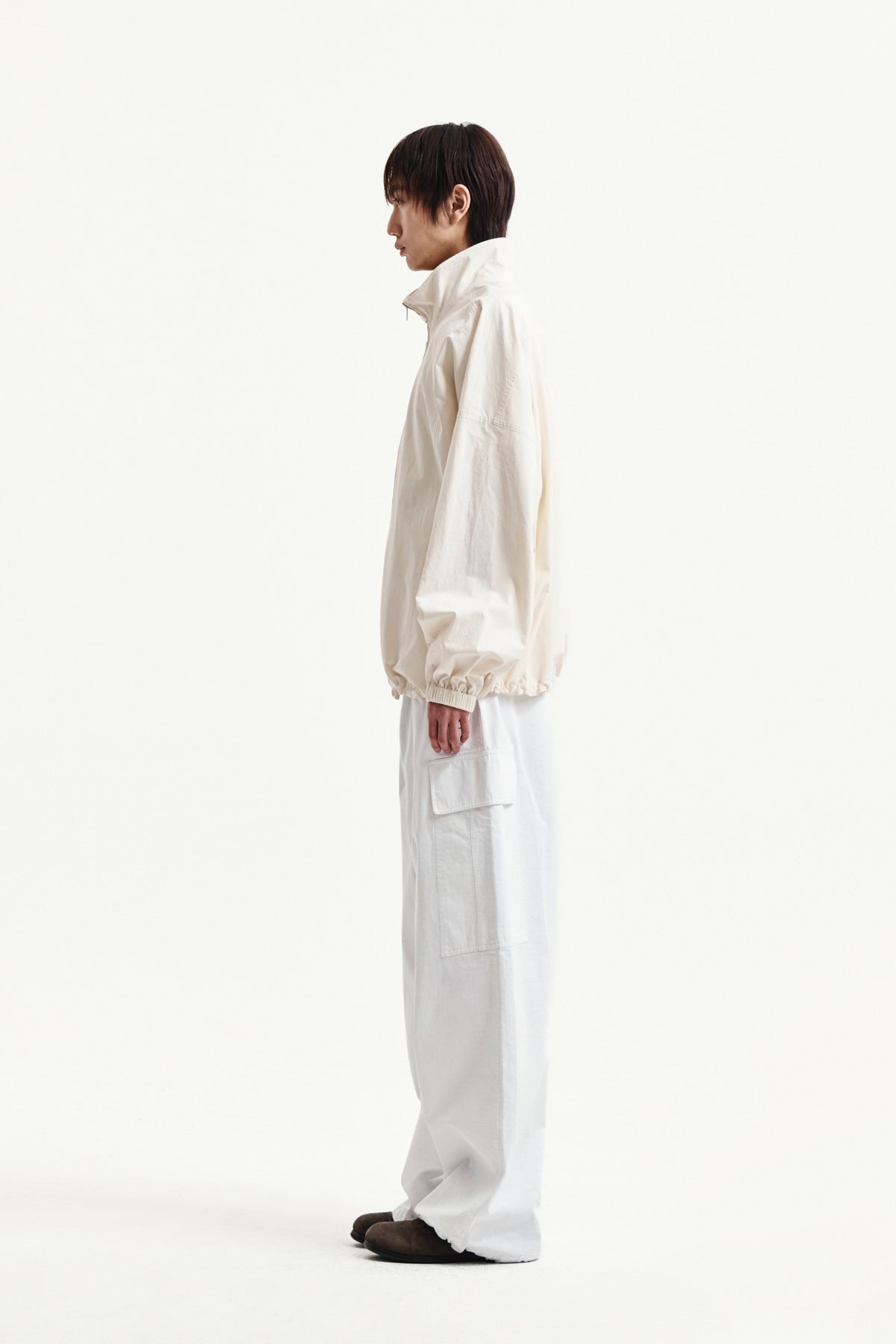 Matin Kim - Back Logo High Neck Jumper (Cream) product image 13 | TRAB K-Fashion Australia