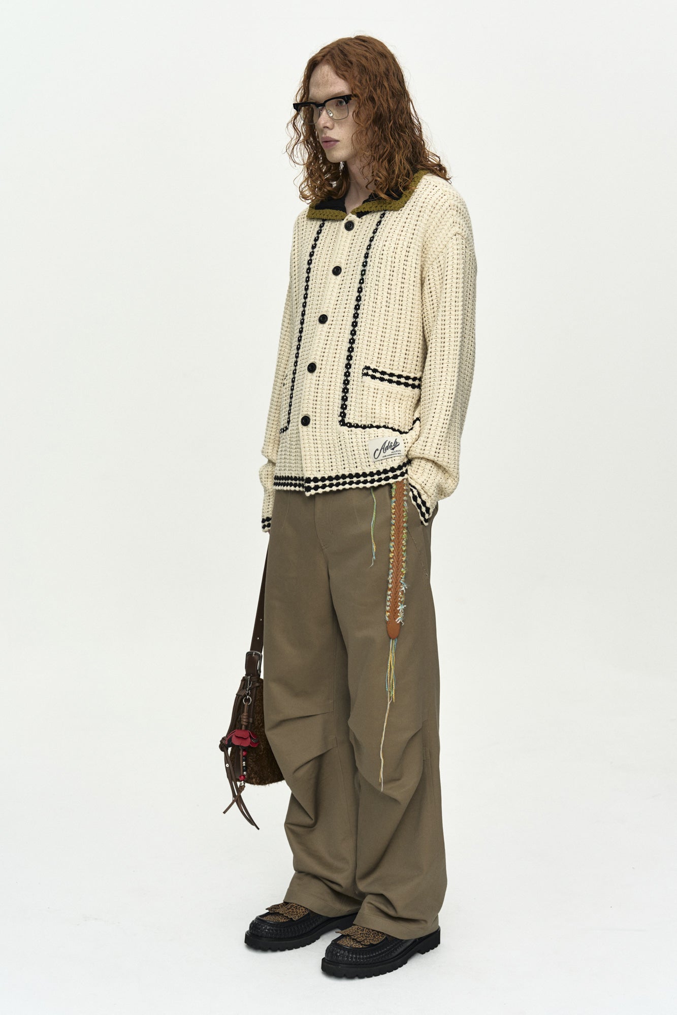 Andersson Bell - Unisex New Fantasia Collar Cardigan (Ecru) | TRAB