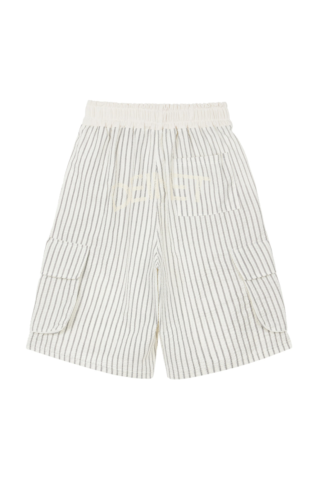 Deinet - Deinet Stripe Bermuda Sweat Pants (Ivory) product image 2 | TRAB K-Fashion Australia