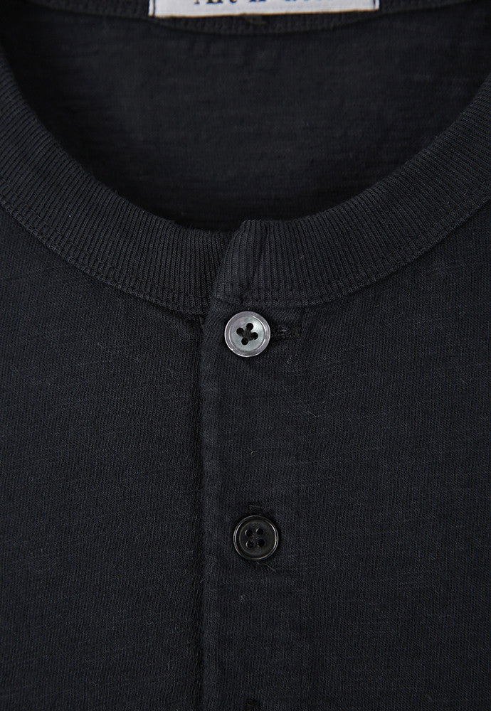 Art if acts - Garment Dyed Henley Long Sleeve (Black) product image 8 | TRAB K-Fashion Australia