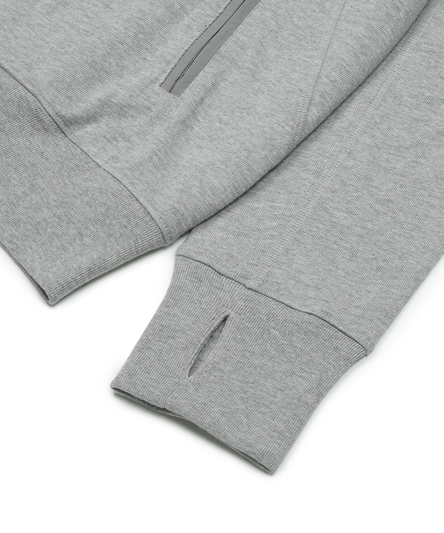 San San Gear - Sling Zip-Up Hoodie (Melange Grey) product image 9 | TRAB K-Fashion Australia