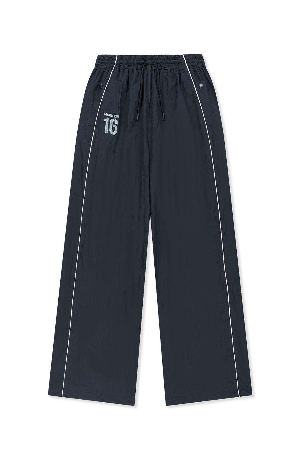 Matin Kim - Matin 16 Logo Track Pants (Navy) product image 1 | TRAB K-Fashion Australia