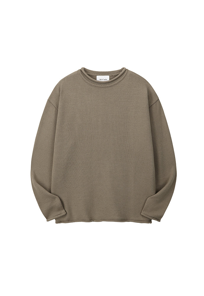 Art if acts - Ribbed Pullover Knit (Dusty Grey) product image 7 | TRAB K-Fashion Australia
