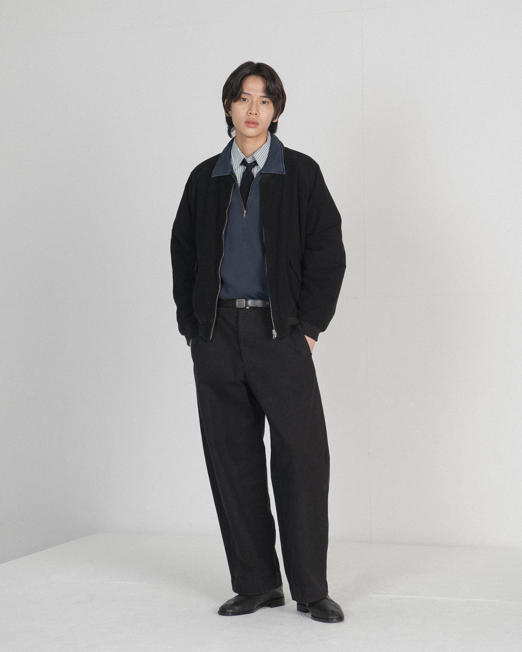 Brownyard - Reversible Moleskin Blouson (Black) product image 2 | TRAB K-Fashion Australia